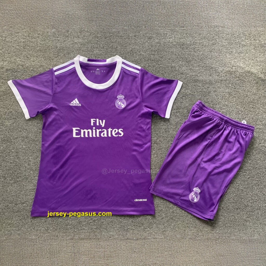 Real Madrid Away Retro Kids Kits Children Sets Football