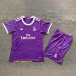 Real Madrid Away Retro Kids Kits Children Sets Football