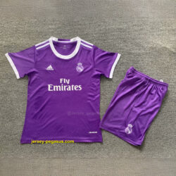 Real Madrid Away Retro Kids Kits Children Sets Football