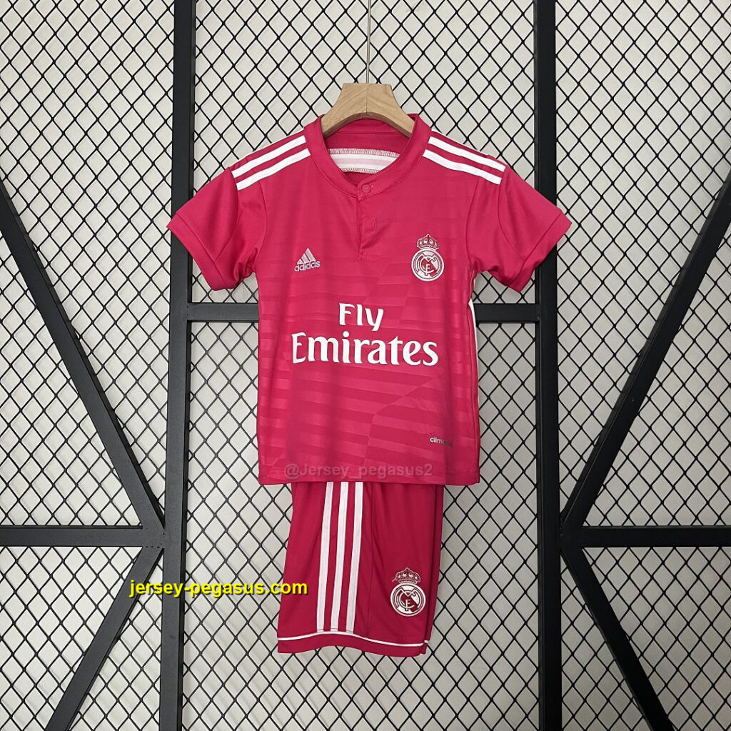 Real Madrid Away Retro Kids Kits Vintage Children Sets Football Jerseys