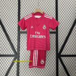 Real Madrid Away Retro Kids Kits Vintage Children Sets Football Jerseys