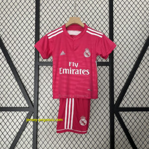 Real Madrid Away Retro Kids Kits Vintage Children Sets Football Jerseys