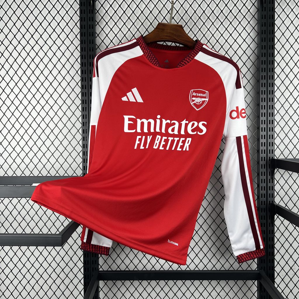 Arsenal 2026-27 Home Long Sleeve Jersey Arsenal 2026-27 Home Long Sleeve Jersey
