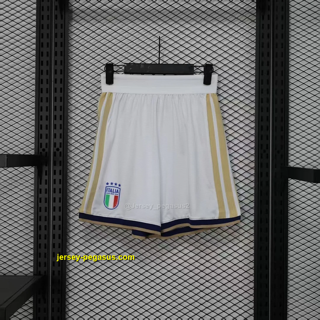 2026 Italy White Player Version Shorts 2026 Italy White Player Version Shorts