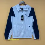2022 Jordan Windbreaker White and Blue