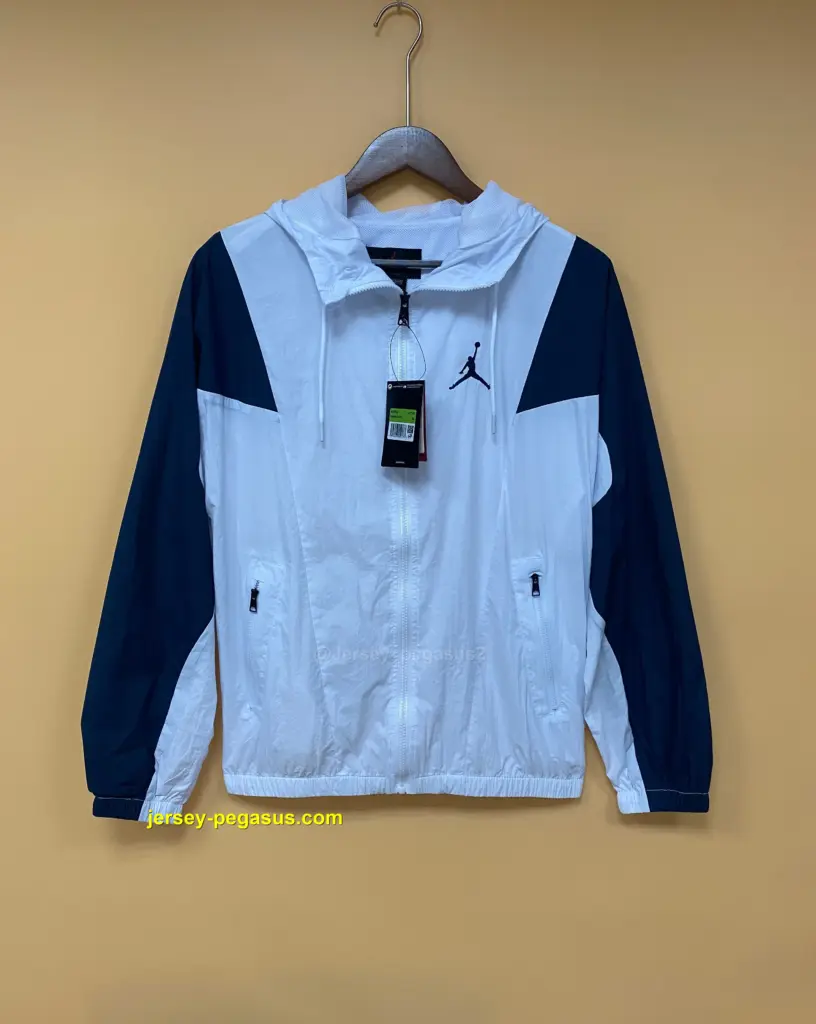 2022 Jordan Windbreaker White and Blue