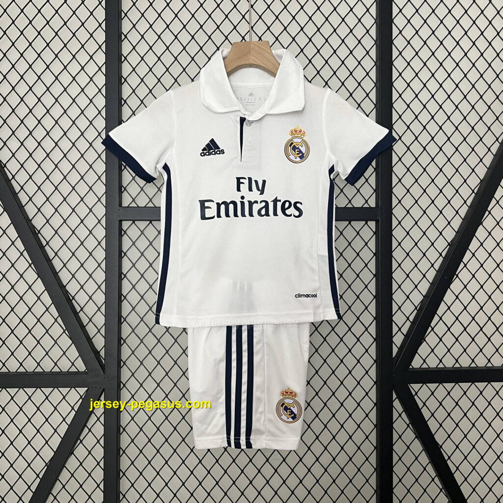 Real Madrid Home Retro Kid Kits Children Sets Best Jerseys