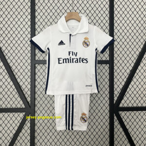 Real Madrid Home Retro Kid Kits Children Sets Best Jerseys