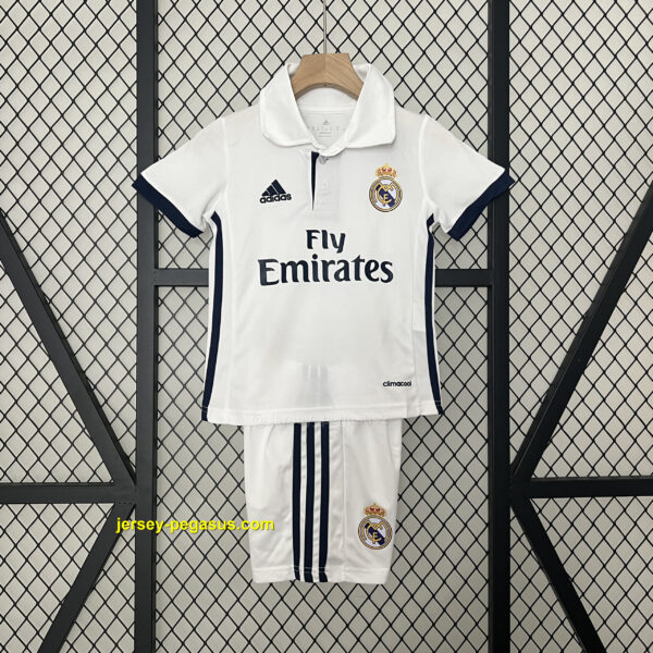 Real Madrid Home Retro Kid Kits Children Sets Best Jerseys