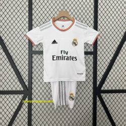 Real Madrid Home Retro Kid Kits Children Sets Jersey