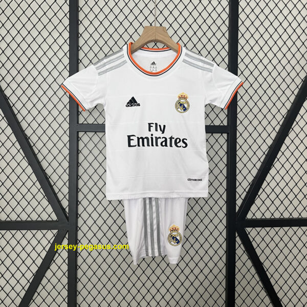 Real Madrid Home Retro Kid Kits Children Sets Jersey Real Madrid Home Retro Kid Kits Children Sets Jersey