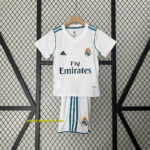 Real Madrid Home Retro Kids Kit Soccer Jersey