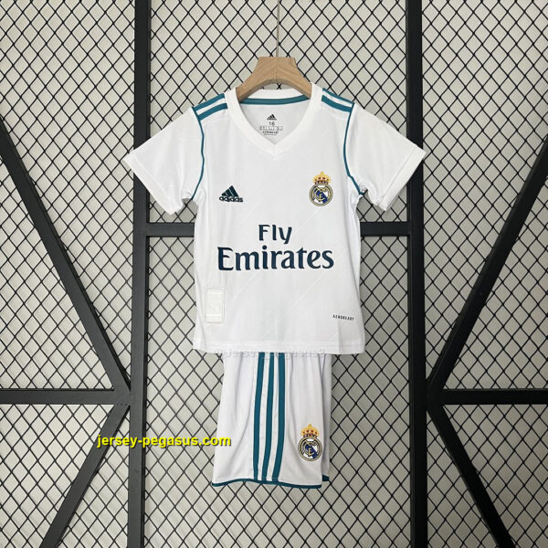 Real Madrid Home Retro Kids Kit Soccer Jersey Real Madrid Home Retro Kids Kit Soccer Jersey