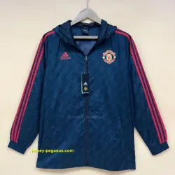 2022 M-U Windbreaker Black Red Edge