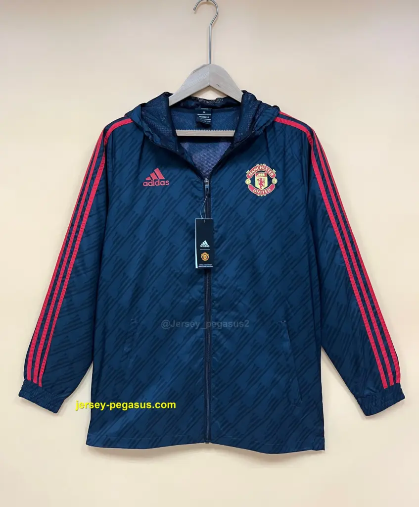2022 M-U Windbreaker Black Red Edge