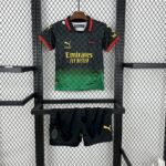 AC Milan 2025-26 Co-Branded Black Edition Kids Kit