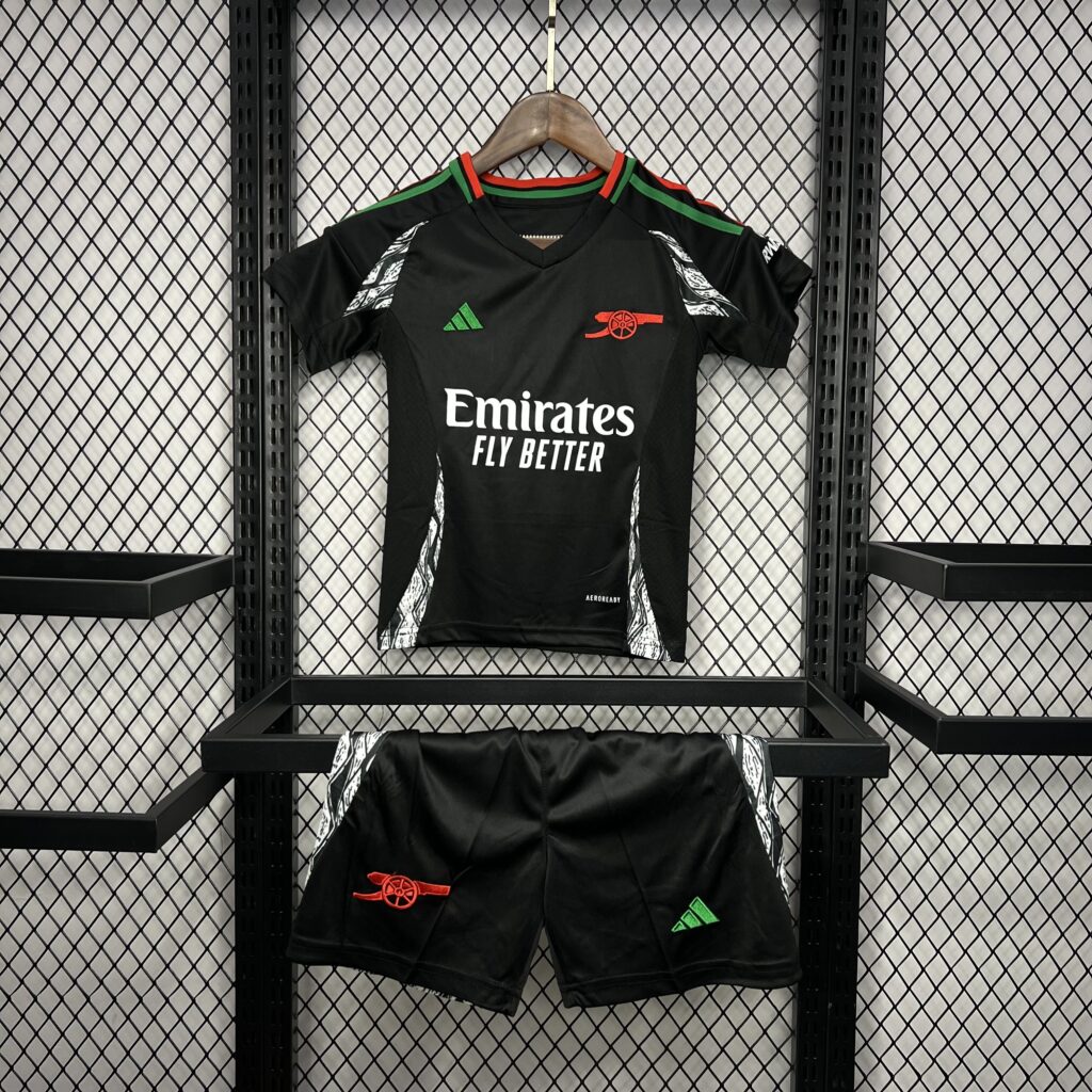 Arsenal 2024-25 Away Kids Kit