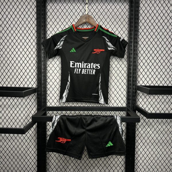Arsenal 2024-25 Away Kids Kit