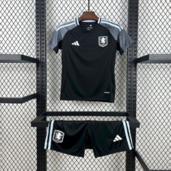 Aston Villa 2025-26 Away Kids Kit