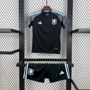 Aston Villa 2025-26 Away Kids Kit