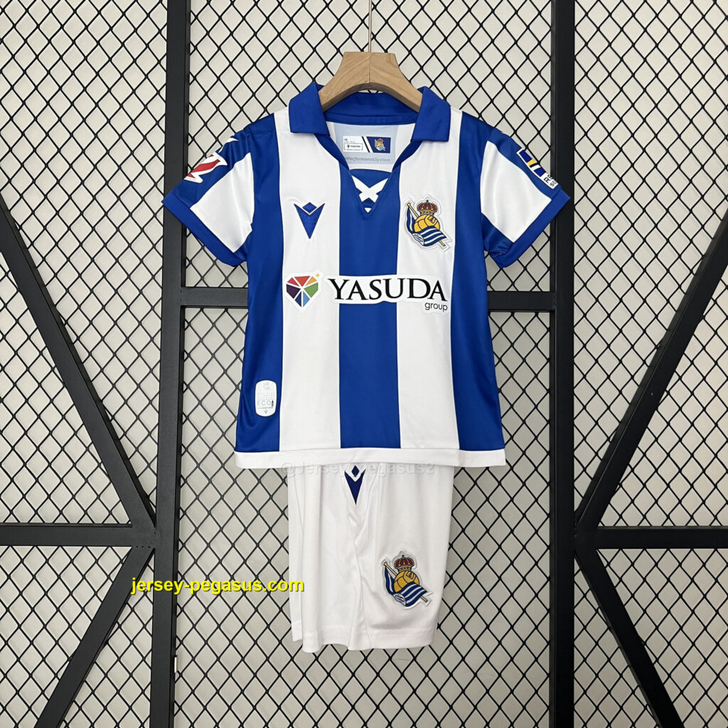 Real Sociedad Home Kid Kits Youth Apparels Sport