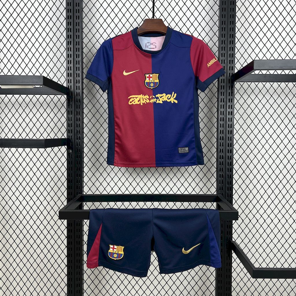 Barcelona 2024-25 Travis Scott Edition Kids Kit Barcelona 2024-25 Travis Scott Edition Kids Kit