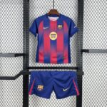 Barcelona 2025-26 Home Kids Kit