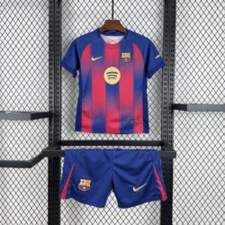 Barcelona 2025-26 Home Kids Kit