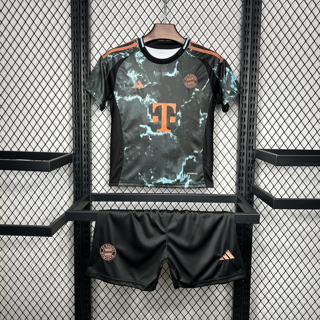 Bayern Munich 2024-25 Away Kids Kit