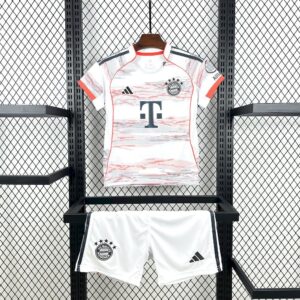Bayern Munich 2025-26 Away Kids Kit