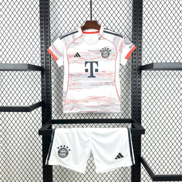 Bayern Munich 2025-26 Away Kids Kit