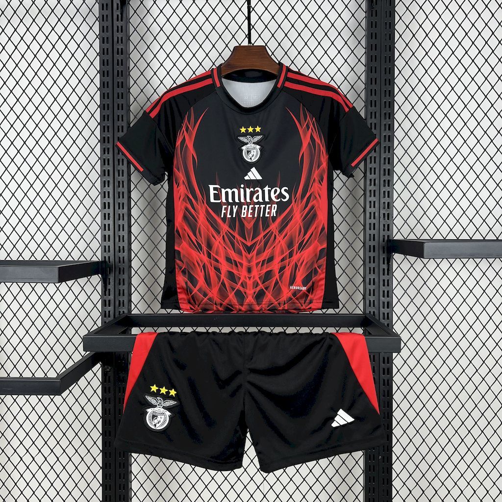 Benfica 2025-26 Away Concept version Kids Kit