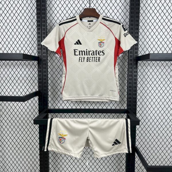 Benfica 2025-26 Away Kids Kit