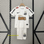 Santos Home Retro Kids Kit Soccer Jersey