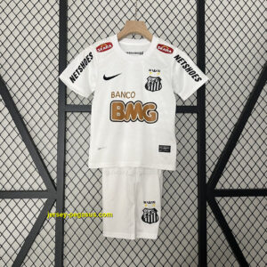 Santos Home Retro Kids Kit Soccer Jersey