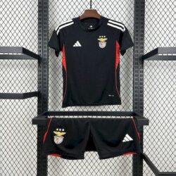 Benfica 2025-26 Black pre-match training suit Kids Kit