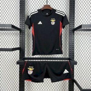 Benfica 2025-26 Black pre-match training suit Kids Kit