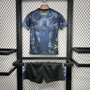 Brazil 2024-25 Special Edition Dark Blue Kids Kit