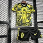 Brazil 2024-25 Special Edition Yellow Kids Kit