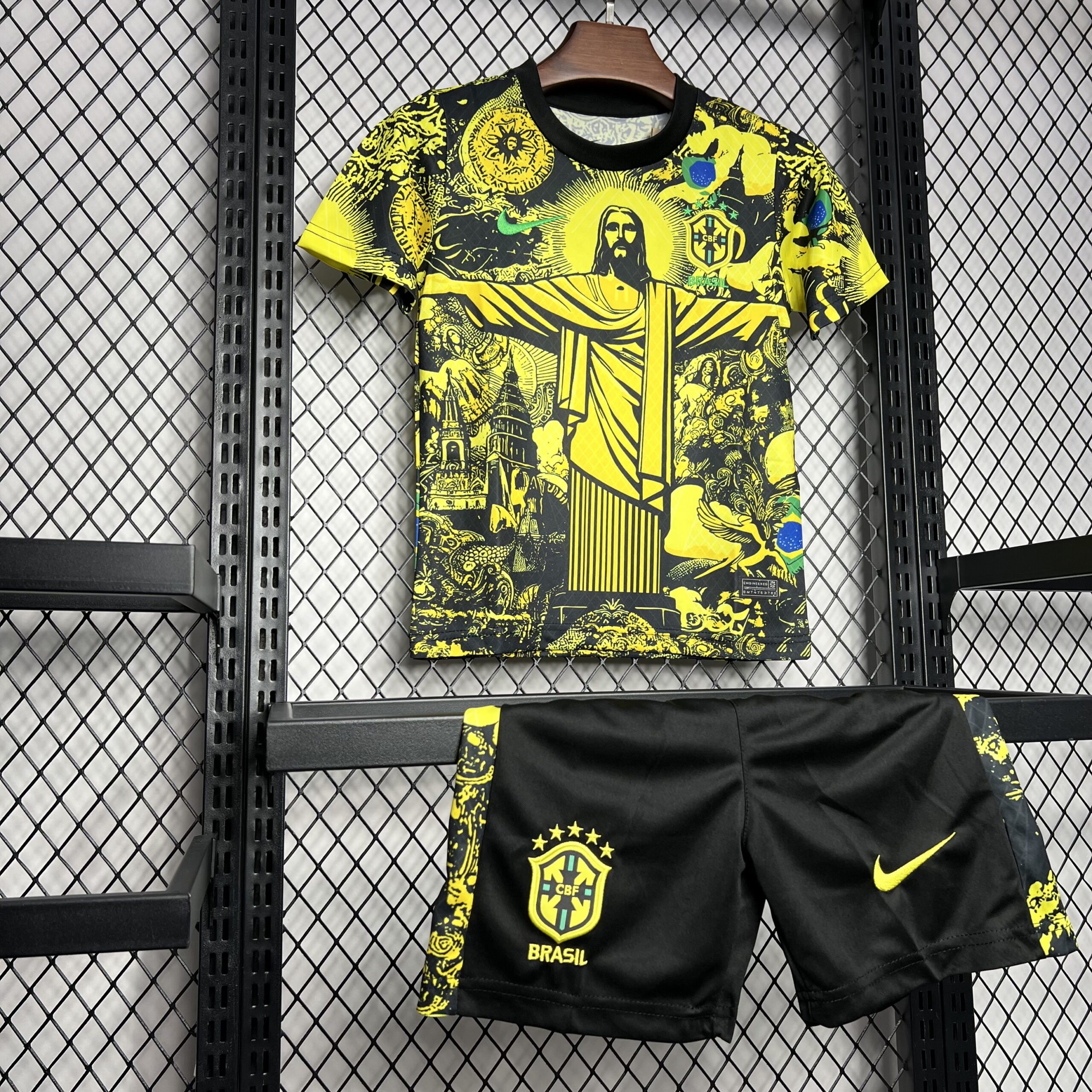 Brazil 2024-25 Special Edition Yellow Kids Kit Brazil 2024-25 Special Edition Yellow Kids Kit
