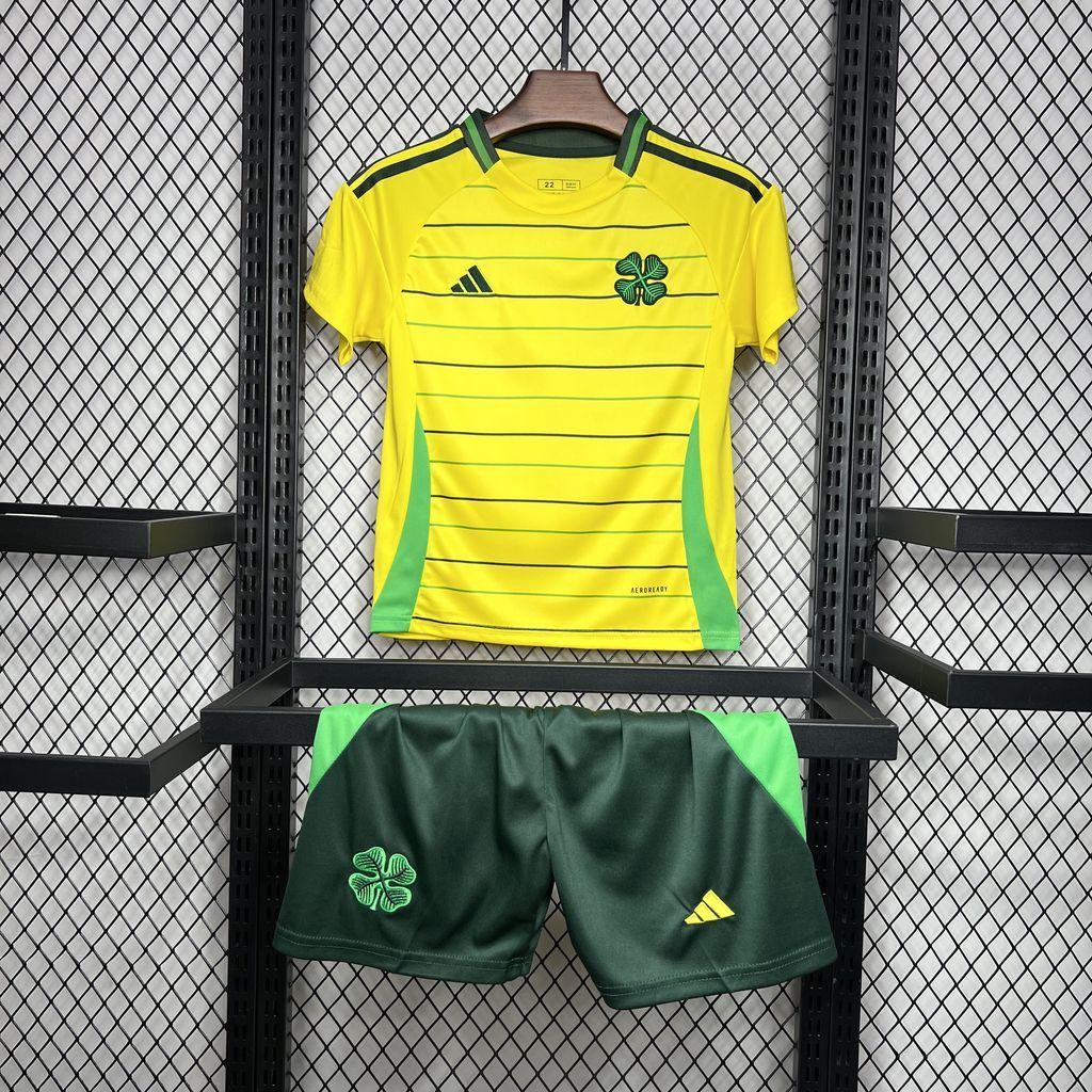 Celtic 2024-25 Away Kids Kit
