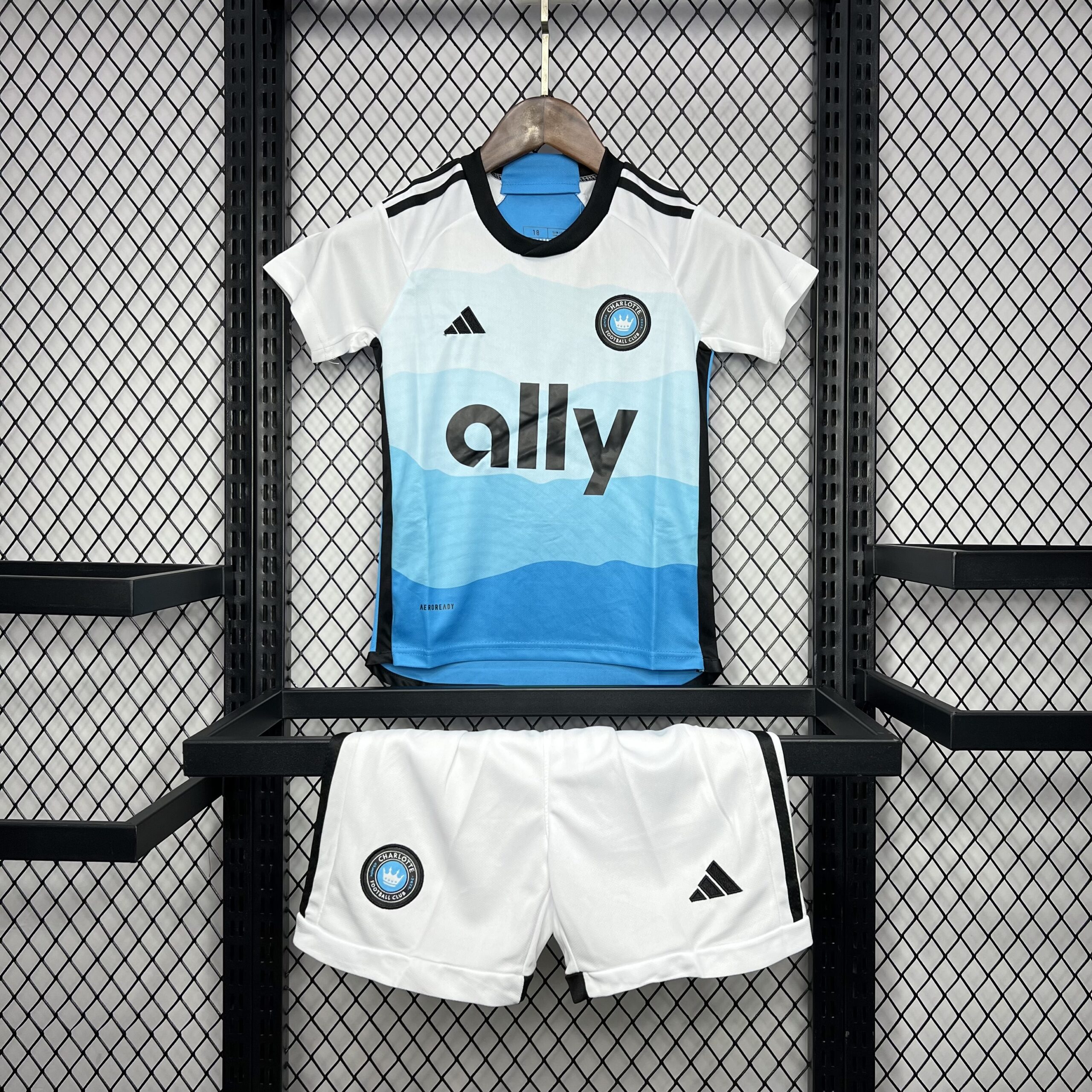 Charlotte FC 2024-25 Home Kids Kit Charlotte FC 2024-25 Home Kids Kit