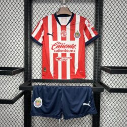 Chivas 2024-25 Home Kids Kit