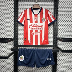 Chivas 2024-25 Home Kids Kit