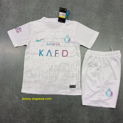 Saudi Al-Nassr Third Kids Kit Football Jersey