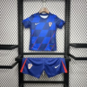 Croatia 2024-25 Euro Away Kids Kit