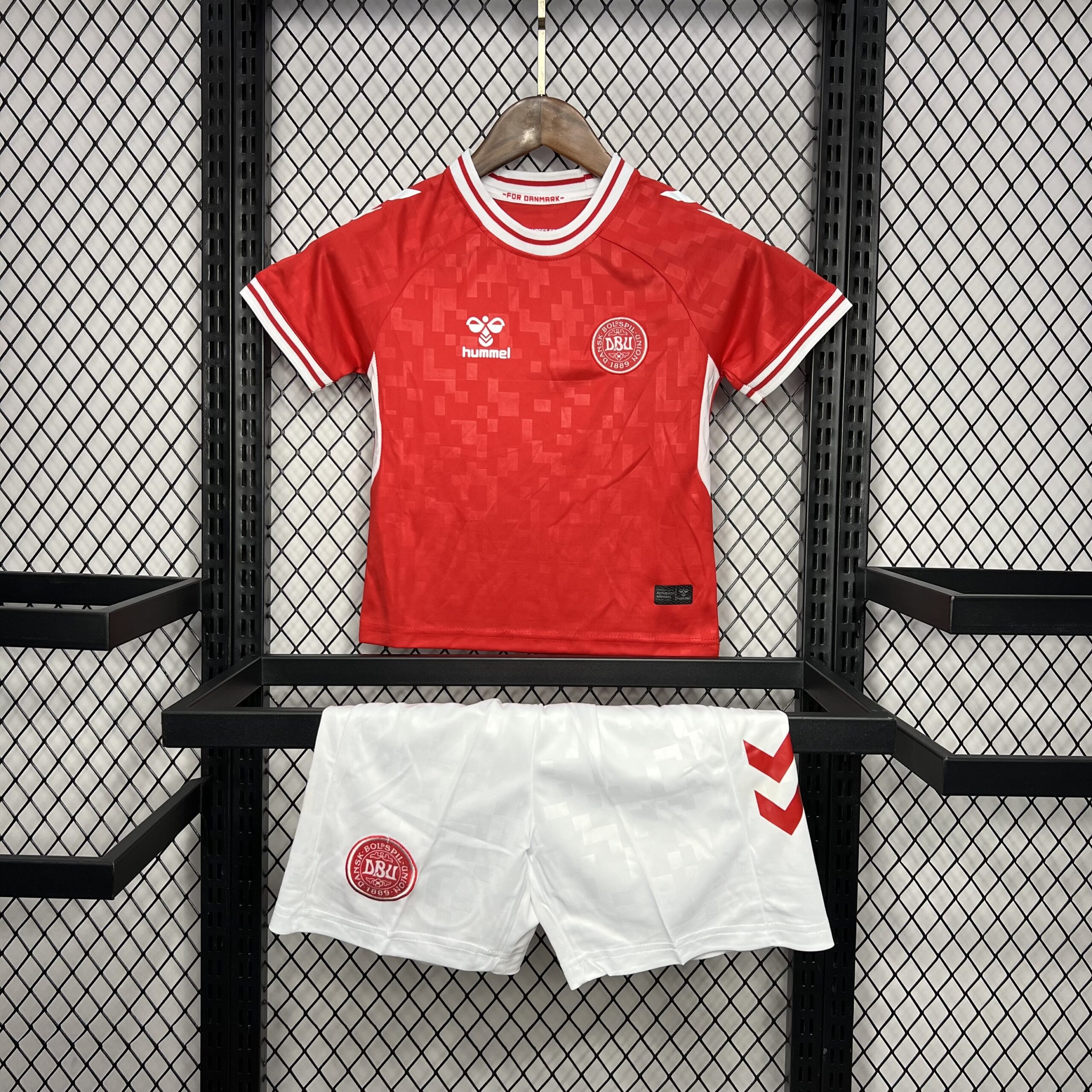 Denmark 2024-25 Euro Home Kids Kit Denmark 2024-25 Euro Home Kids Kit
