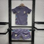 England 2024-25 Euro Away Kids Kit