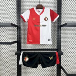 Feyenoord Rotterdam 2025-26 Home Kids Kit