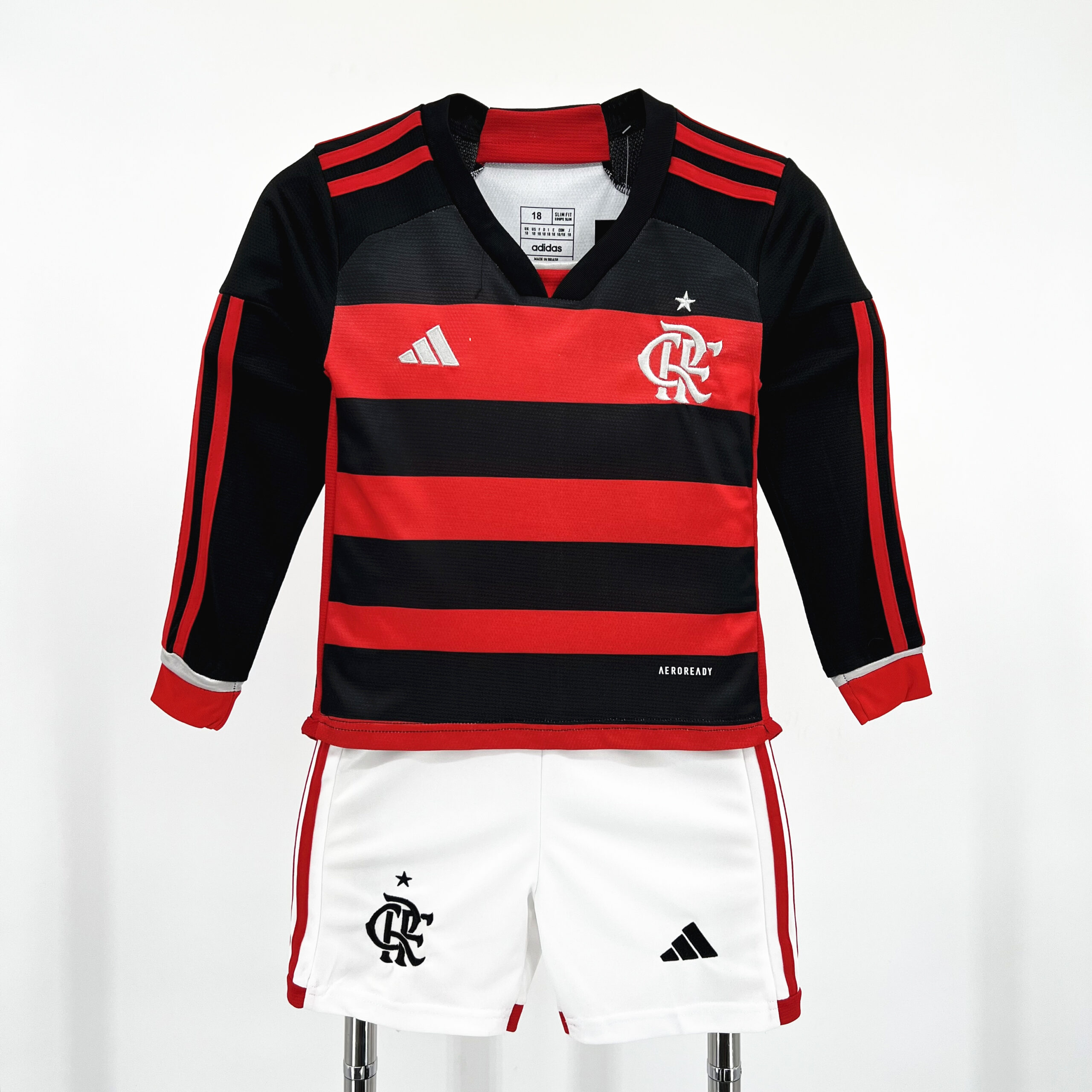 Flamengo 2024-25 Home Long Sleeves Kids Kit Flamengo 2024-25 Home Long Sleeves Kids Kit